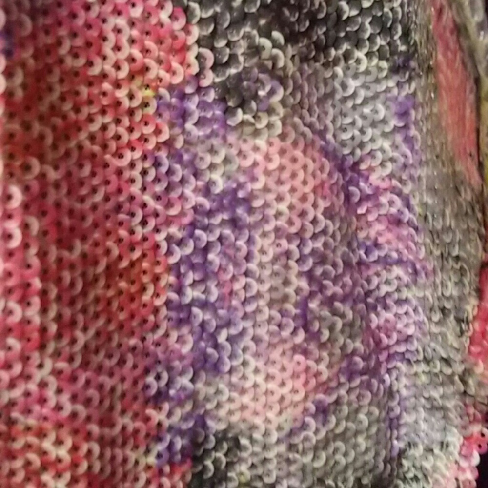 Chloe K sequin jacket Lrg - Picture 2 of 3